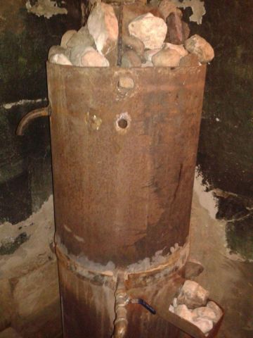 печка в бане