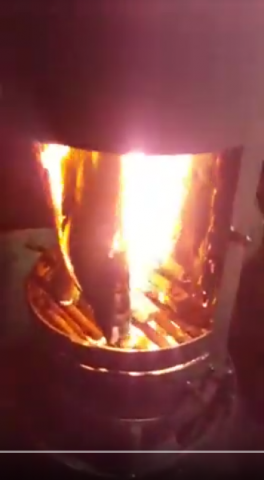 печь на отработке, дровах, угле, безопасная